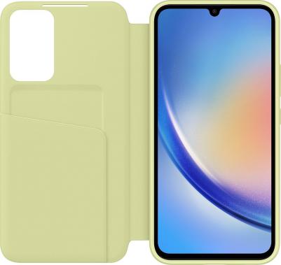 Чехол Smart View Wallet Case A34 Lime – фото 3