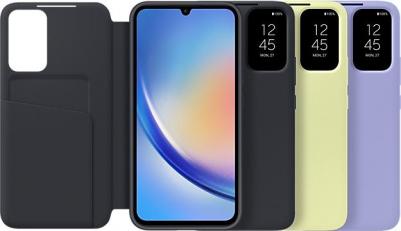 Чехол Smart View Wallet Case A34 Lime – фото 5