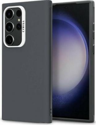 Чехол Cyrill на Samsung Galaxy S24 Ultra UltraColor / чехол для Галакси С24 Ультра накладка, противоударный, с защитой камеры, темно-серый