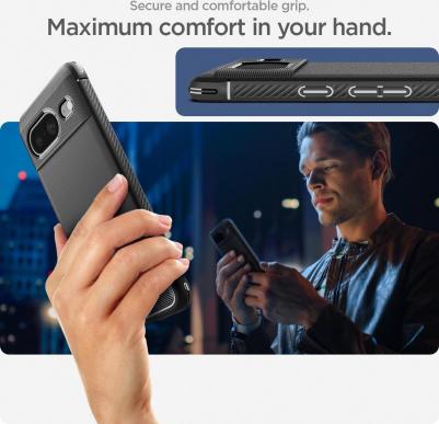 Чехол для Google Pixel 8 - Rugged Armor - Черный - ACS06277 – фото 3