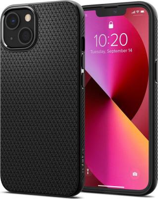 Чехол для iPhone 13 Liquid Air Matte Black – фото 2