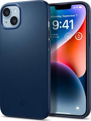 Чехол для iPhone 14 Plus - Thin Fit - Синий - ACS04775 – фото 1