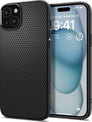 Чехол для iPhone 15 - Liquid Air - Черный - ACS06790