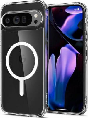 Чехол на Google Pixel 9 Pro Ultra Hybrid OneTap Metal Ring MagSafe / Чехол для Пиксель 9 Про Белый