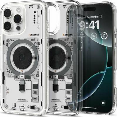 Чехол на iPhone 16 Pro Ultra Hybrid MagSafe / Чехол для Айфон 16 Про Прозрачный Внутренности – фото 1