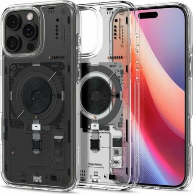 Чехол на iPhone 16 Pro Ultra Hybrid MagSafe / Чехол для Айфон 16 Про Прозрачный Внутренности