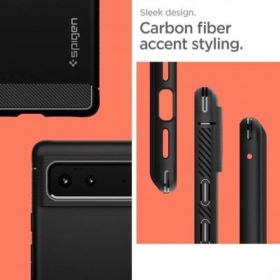Чехол Rugged Armor для Google Pixel 6 (2021) - Matte Black – фото 6