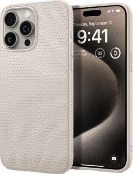 Защитный чехол Liquid Air для iPhone 15 Pro Max Natural Titanium ACS07212