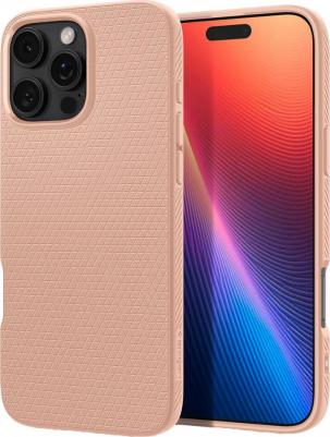 Защитный чехол Liquid Air для iPhone 16 Pro / Айфон 16 Про розовый ACS08692