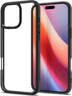 Защитный чехол Ultra Hybrid для iPhone 16 Pro / Айфон 16 Про черный – фото 1
