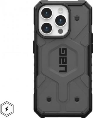 Чехол с поддержкой MAGSAFE Pathfinder для iPhone 15 Pro 6.1", цвет серебро – фото 3