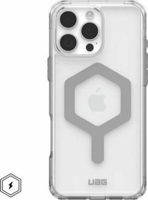 Чехол с поддержкой MAGSAFE Plyo для iPhone 16 Pro Max 6.9", цвет прозрачный/серебро
