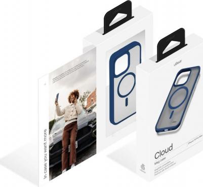 Чехол для Apple iPhone 15 Pro Max Cloud Mag Case Magsafe синий – фото 3