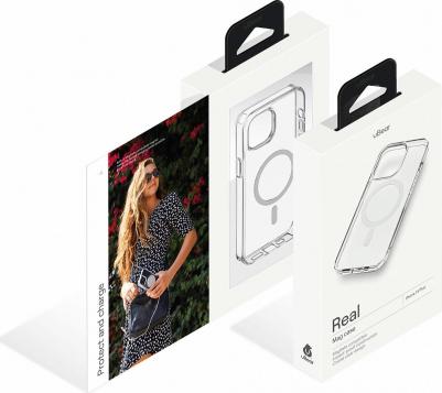 Чехол для смартфона Real Mag Case для iPhone 14 Pro Max, прозрачный – фото 2