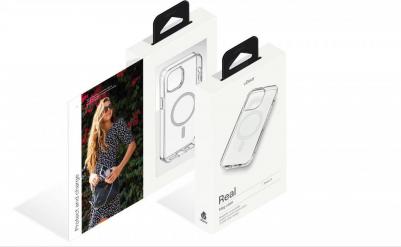 Чехол для смартфона Real Mag Case для iPhone 14, прозрачный – фото 3