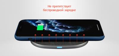 Чехол для смартфона Soft Touch Case для iPhone 11 Pro Max, синий – фото 8