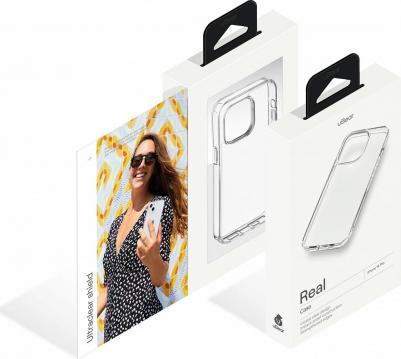 Чехол-накладка Real Case для Apple iPhone 14 Pro прозрачный – фото 1