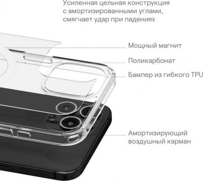 Чехол-накладка Real Mag Case для смартфона Apple iPhone 15 Pro Max – фото 8