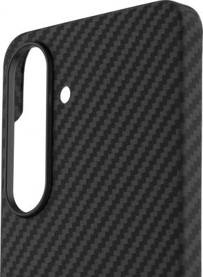 Чехол Supreme Case для Galaxy S25, кевлар черный – фото 5