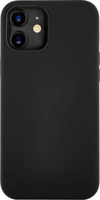 Чехол Touch Case for iPhone 12 (Liquid Silicone) Black – фото 3