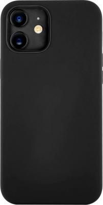 Чехол Touch Case for iPhone 12 (Liquid Silicone) Black – фото 7