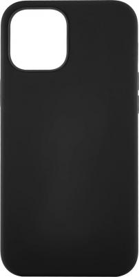 Чехол Touch Case for iPhone 12 (Liquid Silicone) Black