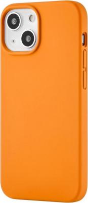 Чехол Touch Case (Liquid silicone) для iPhone 13 mini, оранжевый