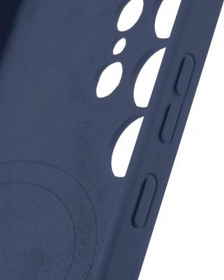 Чехол Touch Mag Case для Galaxy S25 Ultra, soft-touch темно-синий – фото 4