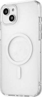 Чехол защитный Real Mag Case для iPhone 14 Plus, MagSafe совместимый, усиленный, прозрачный