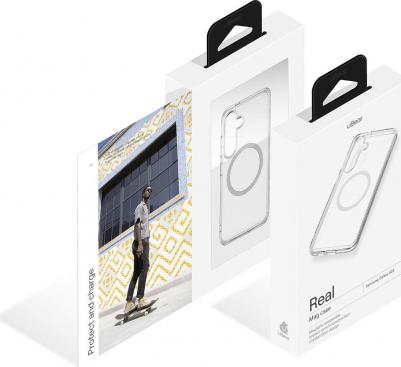 Чехол защитный Real Mag Case для Samsung Galaxy S24, со встроенным магнитом – фото 6