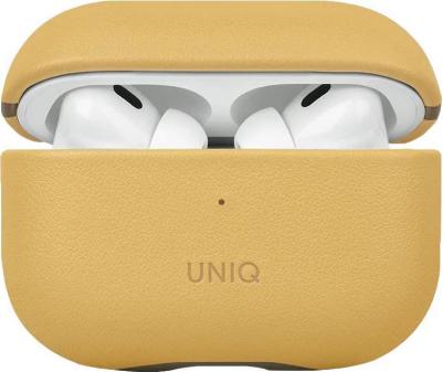 Чехол для Airpods Pro 2 Lyden DS Leatherette with handstrap Canary Yellow / Flint Grey