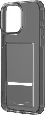 Чехол для iPhone 15 Pro с карманом для карт Grey – фото 1