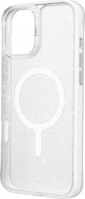 Чехол для iPhone 16 LifePro Xtreme с функцией MagSafe и блестками, прозрачный – фото 1