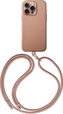 Чехол для iPhone 16 Pro COEHL MUSE Magsafe с регулируемым шнурком, коричневый
