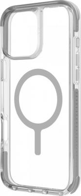 Чехол для iPhone 16 Pro Combat Magsafe с усиленной защитой углов, clear grey – фото 1