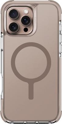 Чехол для iPhone 16 Pro Max Combat Magsafe с усиленной защитой углов, Clear Gold – фото 3
