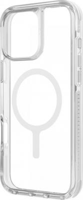 Чехол для iPhone 16 Pro Max Combat Magsafe с усиленной защитой углов, Clear White – фото 1
