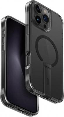 Чехол для iPhone 16 Pro Max ELEVA Magsafe с защитой углов и функцией подставки, Clear