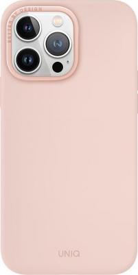 Чехол для iPhone 16 Pro Max LINO MagSafe силиконовый с эффектом Soft-Touch, розовый – фото 1