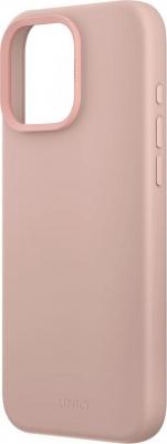 Чехол для iPhone 16 Pro Max LINO MagSafe силиконовый с эффектом Soft-Touch, розовый – фото 2