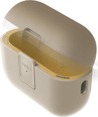 Чехол из полиуретана CLYDE для AirPods Pro 2 IVORY/CANARY YELLOW слоновая кость/канареечный AIRPODSPRO2-CLYIVYCYEL – фото 1