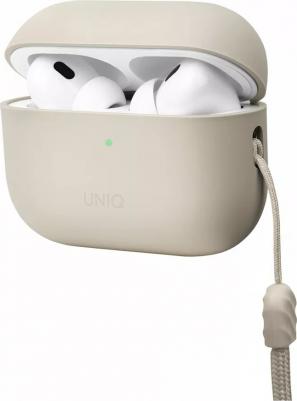 Чехол LINO Liquid silicone для AirPods Pro 2 (2022), бежевый – фото 2