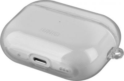 Чехол с карабином Glase TPU case для AirPods Pro 2, Прозрачный – фото 1