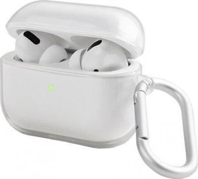 Чехол с карабином Glase TPU case для AirPods Pro 2, Прозрачный – фото 3