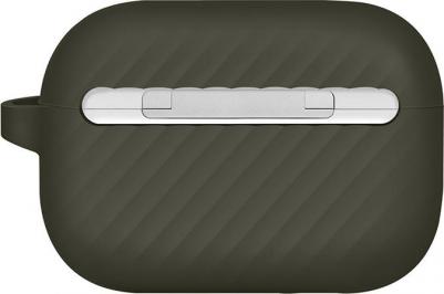 Комплект - чехол Vencer Silicone case + ремешок для AirPods Pro 2, Зеленый – фото 2