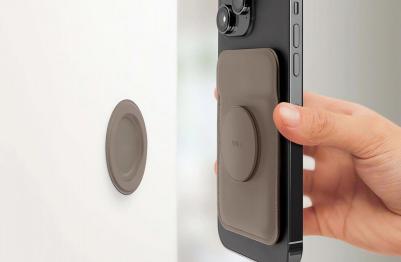 Магнитный бумажник Flixa Magnetic Card Wallet with MagSafe Lichen Green – фото 4