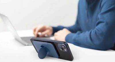 Магнитный бумажник Flixa Magnetic Card Wallet with MagSafe Lichen Green – фото 5