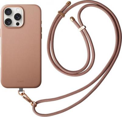 Защитный чехол Coehl Muse Leatherette MagSafe для iPhone 16 Pro Max с ремешком Dusty Nude – фото 5