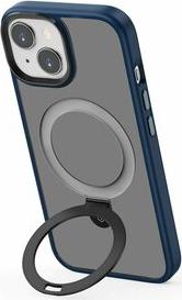Чехол с подставкой ZMM-010 for iPhone 15 Plus 6.7" (Blue)