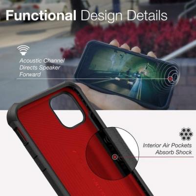 Чехол Defense Tactical для iPhone 11 Pro Красный 486262 – фото 7